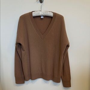 Nordstrom Tan V-Neck Sweater